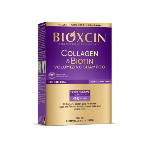 Bioxcin (Bioxsine) Collagen & Biotin Volumizing Shampoo Volüümi suurendav šampoon 300ml