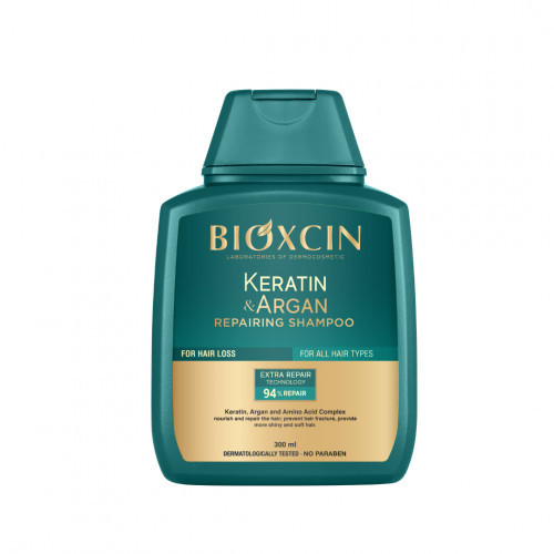 Bioxcin (Bioxsine) Keratin & Argan Repairing Shampoo Parandav šampoon 300ml