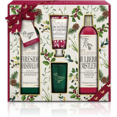 Baylis & Harding The Fuzzy Duck Winter Wonderland Luxury Candle Gift Set Pidulik kehahoolduskomplekt