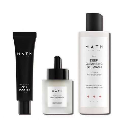 KlipShop Math Scientific Näohoolduskomplekt kombineeritud nahale