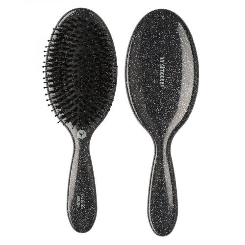 HH Simonsen Gloss Brush Metsseaharjastest juuksehari Black