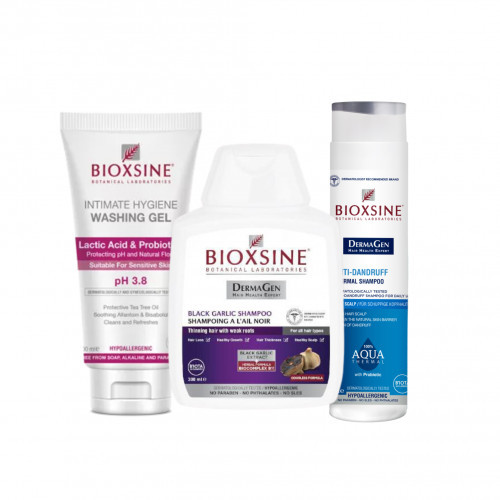 Bioxcin (Bioxsine) Hair and Body Kit Juuste ja keha hoolduskomplekt