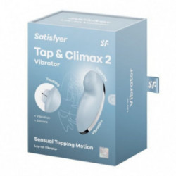 Satisfyer Tap and Climax 2 Vibrator Kliitorivibraator - stimulaator Blue