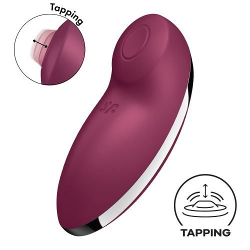 Satisfyer Tap and Climax 2 Vibrator Kliitorivibraator - stimulaator Blue