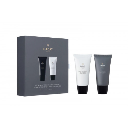 Hadat Cosmetics Root Strengthening & Nourishing Mini Gift Box Juuksehoolduskomplekt Seatud