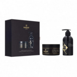 Hadat Cosmetics Nourishing Moisture & Liquid Silk Treatment Gift Box Toitev juuksehoolduskomplekt Seatud