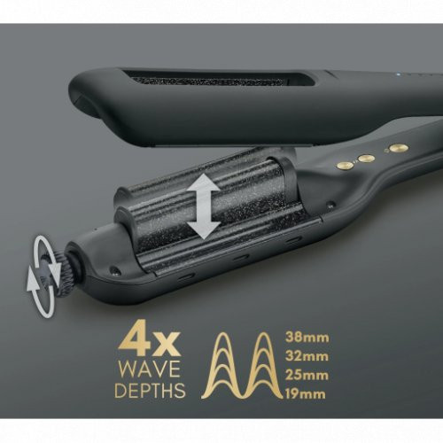 Diva Pro Styling Precious Metals Gold Dust Multi-Waver Juuste vormimise tangid 1 tk