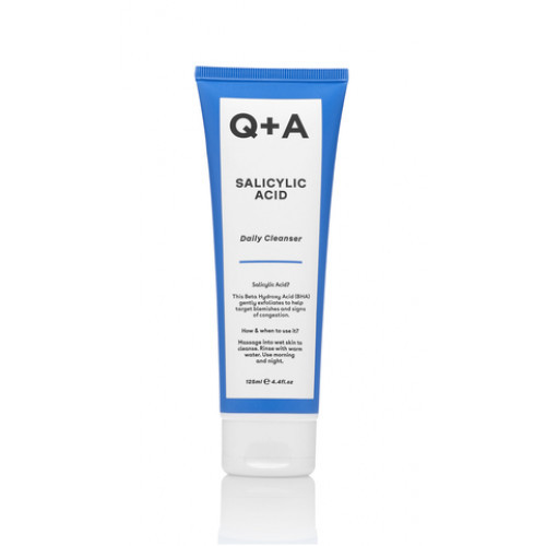 Q+A Salicylic Acid Daily Cleanser Igapäevane näopuhastusvahend salitsüülhappega 125ml