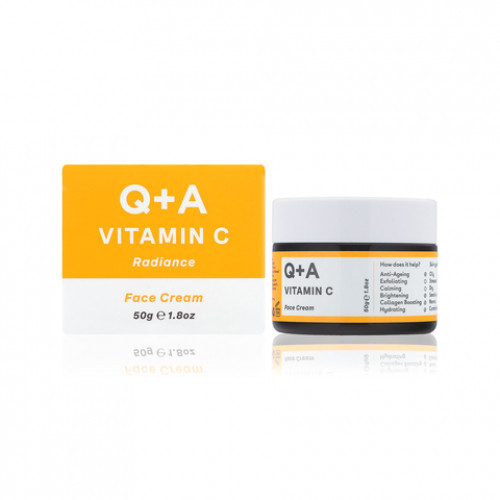 Q+A Vitamin C Radiance Face Cream Helendav näokreem 50ml