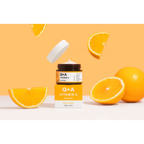 Q+A Vitamin C Radiance Face Cream Helendav näokreem 50ml