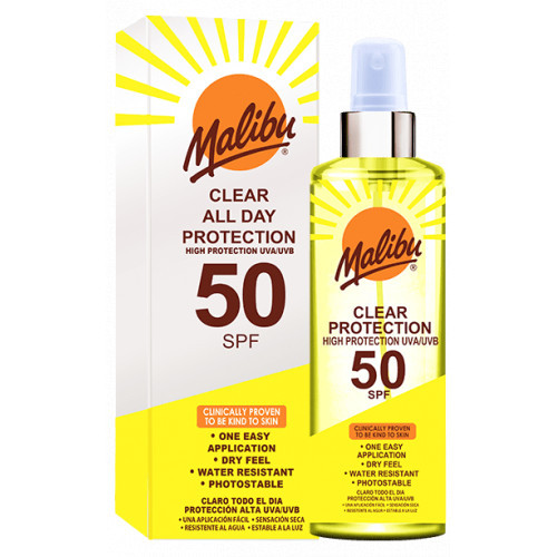 Malibu Clear Protection Spray Päikesekaitsesprei 250ml