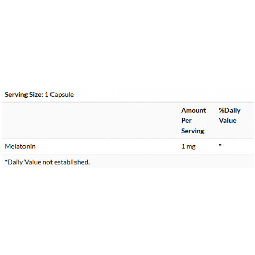 SWANSON Low Dose Melatonin Toidulisand Melatoniin 1 mg 120 kapsulit