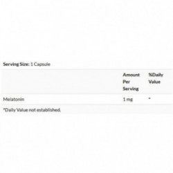 SWANSON Low Dose Melatonin Toidulisand Melatoniin 1 mg 120 kapsulit