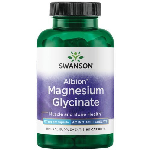 SWANSON Albion, Magnesium Glycinate Magneesium bisglütsinaat 700 mg 90 kapslit