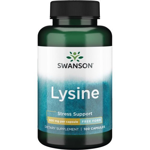 SWANSON L-Lysine Toidulisand L-Lüsiin 100 kapsulit