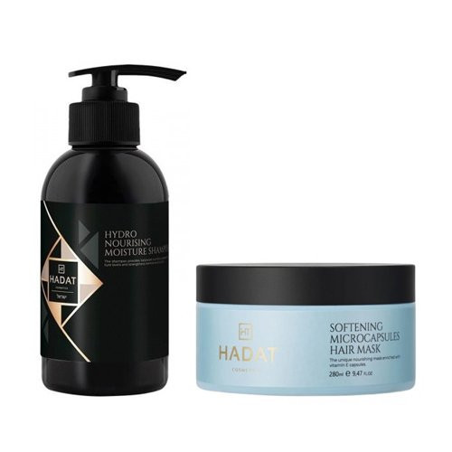 KlipShop Hadat Cosmetics Shampoo and Hair Mask Set Juuksehoolduskomplekt