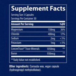 Trace Minerals ConcenTrace Trace Mineral Capsules Ioonilised mineraalkapslid 90 kapslit