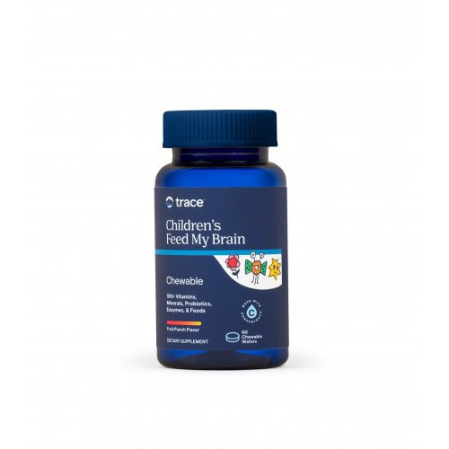 Trace Minerals Children's Feed My Brain Toidulisand lastele 60 kapslit