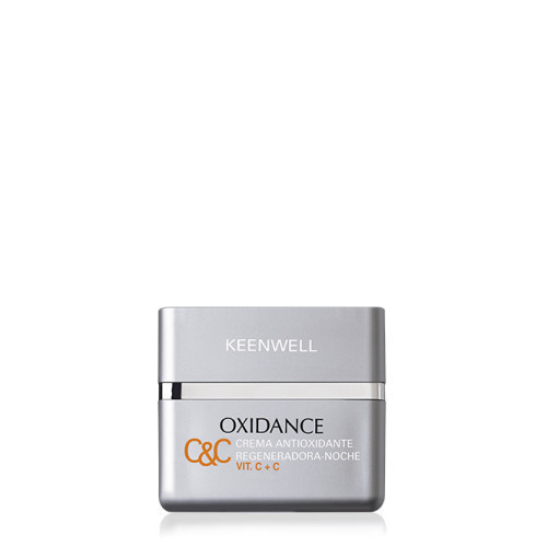 Keenwell Oxidance Antioxidant Restoring Night Cream Antioksüdantne öökreem C-vitamiiniga kombineeritud ja rasusele nahale 50ml