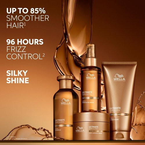 Wella Professionals Ultimate Smooth Shampoo Toitev šampoon skvalaani ja omega-9-ga 250ml