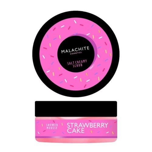 Malachite Cosmetics Strawberry Cake Shower Mousse Dushisufflé 150g