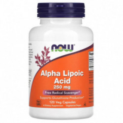 NOW Foods Alpha Lipoic Acid 250 mg Toidulisand energiataseme säilitamiseks 60 kapslit
