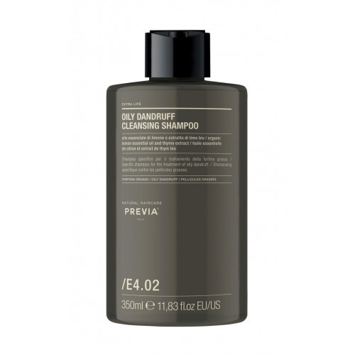 PREVIA Extra Life Oily Dandruff Clenasing Shampoo Šampoon rasvase kõõma korral 350ml