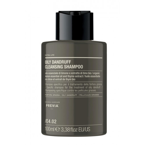 PREVIA Extra Life Oily Dandruff Clenasing Shampoo Šampoon rasvase kõõma korral 350ml