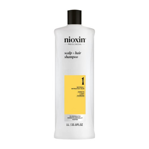 Nioxin Pro Clinical System 1 Shampoo Peanaha ja juuste šampoon hõrenevatele juustele 300ml