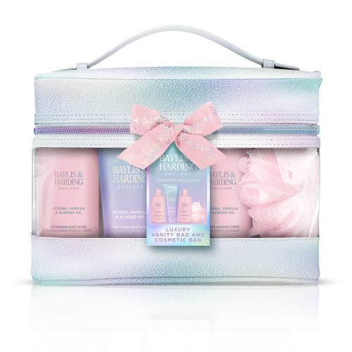 Baylis & Harding Jojoba, Vanilla & Almond Oil Luxury Vanity Bag Gift Set Kinkekomplekt