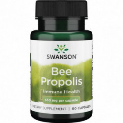 SWANSON Bee Propolis Immune Health 550mg Mesipigi (propoliss) 60 kapslit