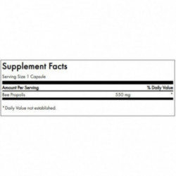 SWANSON Bee Propolis Immune Health 550mg Mesipigi (propoliss) 60 kapslit