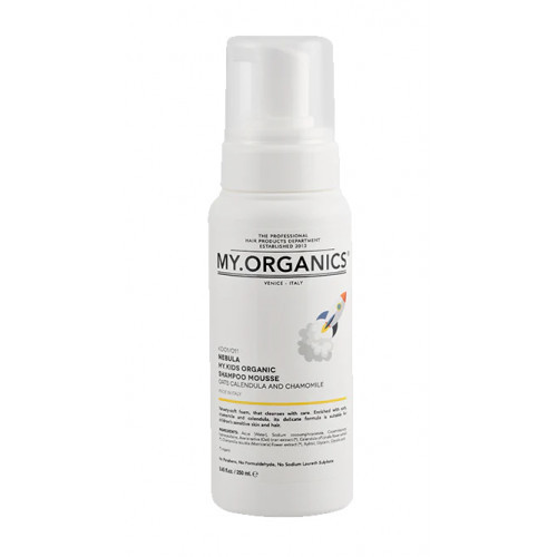 My.Organics My.Kids Organic Shampoo Mousse Laste šampoon/vaht kaera, rukkilille ja kummeliga 250ml