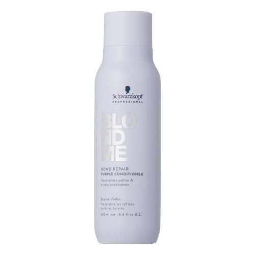 Schwarzkopf Professional BlondMe Bond Repair Purple Conditioner Neutraliseeriv palsam kollastele toonidele 250ml