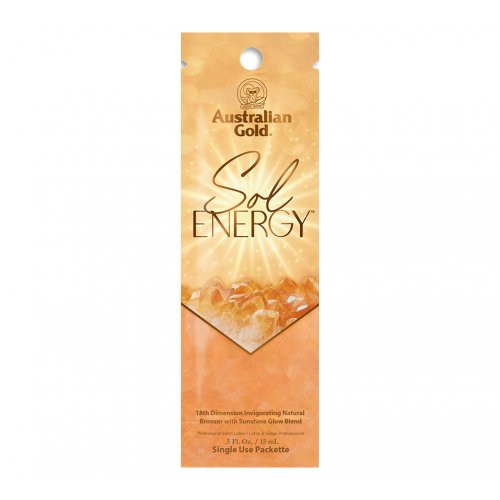 Australian Gold Sol Energy Natural Bronzer With Sunshine Glow Blend Kreem päevitamiseks solaariumis 300ml