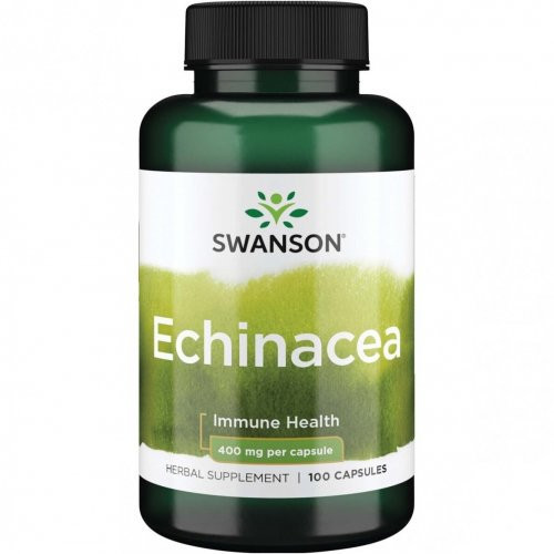 SWANSON Echinacea Immune Health 400mg Harilik ehinatsea 100 kapsulit