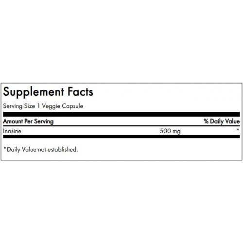 SWANSON Inosine Energy Support Inosiin 60 kapslit
