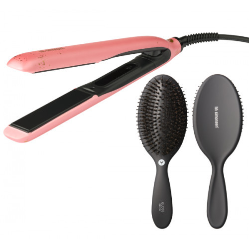 HH Simonsen True Divinity MK2 Peachy Gold Set Juuksesirgendaja ja Gloss Brush harja komplekt Seatud
