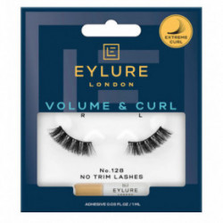 Eylure Volume & Curl False Lashes 3/4 Length Kunstripsmed No. 128