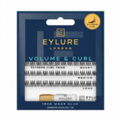 Eylure Volume & Curl Extreme Curl Trio Clusters Kunstlikud ripsmetupsud 26 tk.