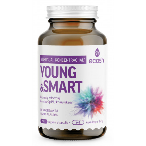 Ecosh Young&Smart NOOREX – toidulisand noortele 90 kapslit