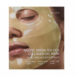 NACIFIC Green Tea Cica Collagen Gel Mask Kollageeni geelmask rohelise tee ja Aasia tsentella kompleksiga 1 tk