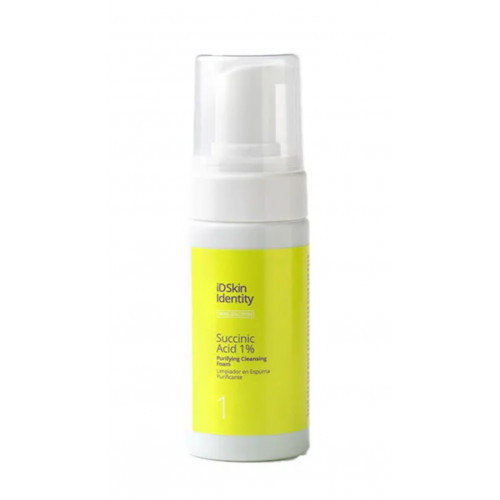 iD Skin Identity Acne Solution Succinic Acid 1% Purifying Cleansing Foam Puhastusvaht merevaikhappega 100ml