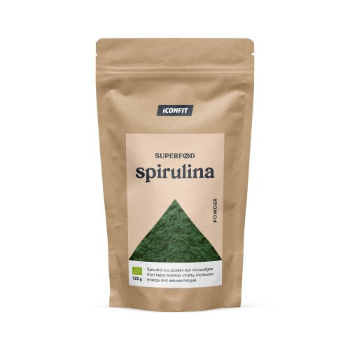 Iconfit Spirulina Powder Natural Spirulina pulber 125g