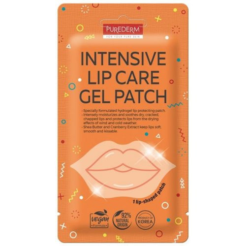 Purederm Intensive Lip Care Gel Patch Intensiivne huulte hooldamise mask 1 tk