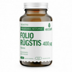 Ecosh Folic Acid 400mg Bioaktiivne foolhape 90 kapslit