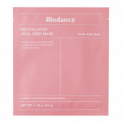 Biodance Bio Collagen Real Deep Mask Sügavalt niisutav näomask 4x34 g.