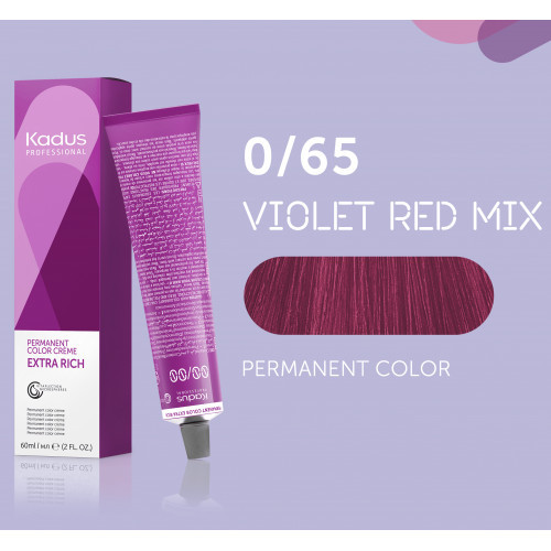 Kadus Professional Extra Rich Creme Permanent Hair Color Juuksevärvid ammoniaagiga 60ml