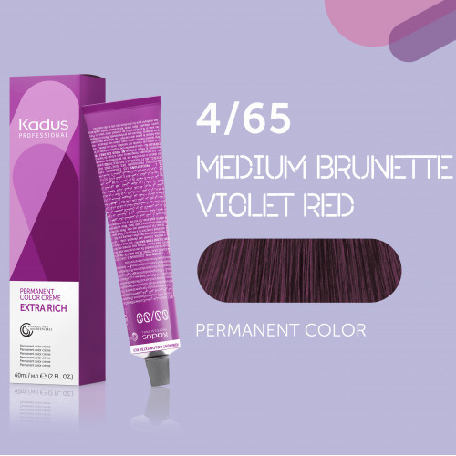 Kadus Professional Extra Rich Creme Permanent Hair Color Juuksevärvid ammoniaagiga 60ml