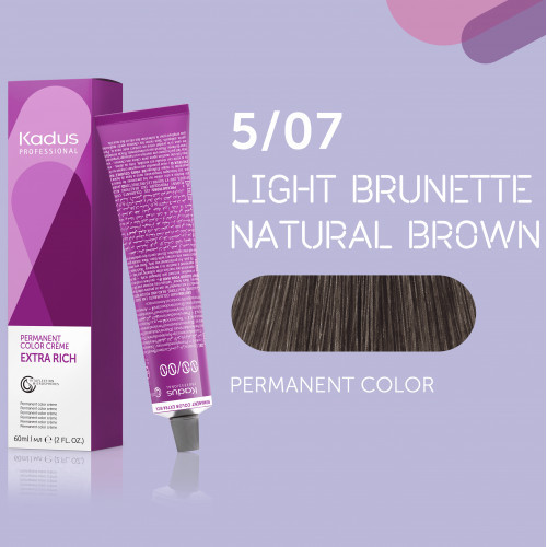 Kadus Professional Extra Rich Creme Permanent Hair Color Juuksevärvid ammoniaagiga 60ml